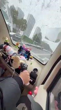 Driving Through a Dream: A Magical Snowy Day Travel Vlog #minicar #vlog #crazylife #minivan