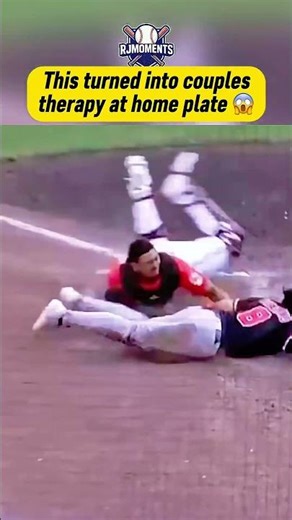 accidental slide #baseball