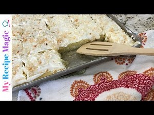 How To Make Coconut Lime Sheet Cake