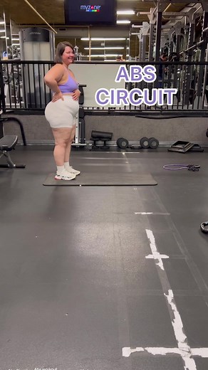 Ab Circuit🤍 for more workouts check out my app (🔗inb10)🤍 #abs #absworkout #abcircuit #ab #abworkout #abexercises #absexercises #plussizefitness #curveyfitness #gymtok #fittok #plussizeworkout #curveyworkout