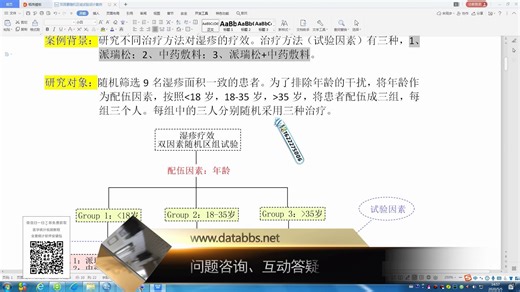 SPSS双因素随机区组设计及其统计方法（含输出结果分析及文字报告撰写）——医学试验设计第一讲（下）