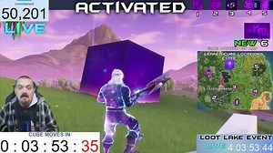 FORTNITE - 24HR CUBE EVENT LIVE - CUBE IS MOVING RIGHT NOW - MOVEMENT SCHEDULE AND TIMES