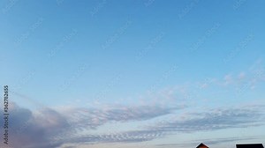 Dynamic time-lapse movement and the formation of clouds in the sky Stock Video