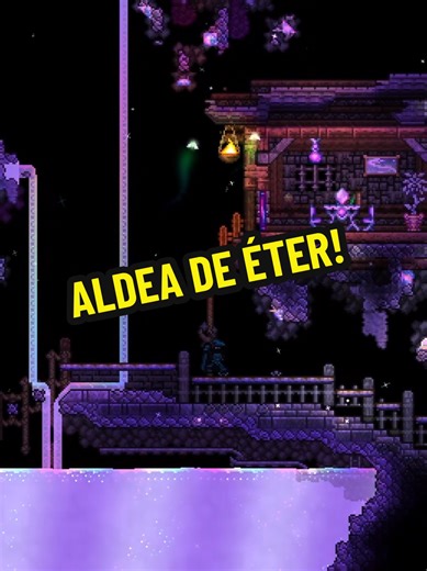 Aldea de Éter en Terraria 🌌✨️ #terraria #terrariaupdate #gameplay #terrariabuilds #speedbuild #terrariamemes #terrariatutorial #juegos #fypシ゚viral
