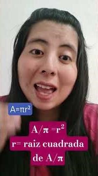 hallar la fórmula del radio #matematicas #maths #algebraicamente #geometria