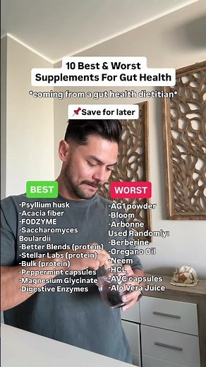10 Best and Worst Gut Health Supplements