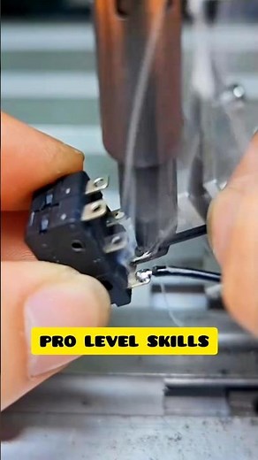 Expert Micro-Switch Soldering: Achieve Perfect Joints! 🛠️ #soldering #diytech #microelectronics #diy