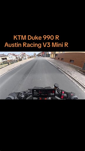 KTM Duke 990 R: Austin Racing V3 Mini R Einfahren