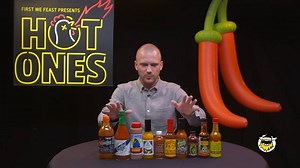 41K views · 795 reactions | Here's the lineup of insanely hot sauces that Season 4 #HotOnes guests are up against, including our very own brand new addition! | First We Feast | Facebook