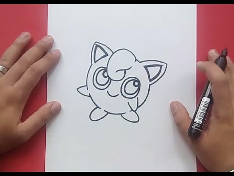 How to draw Jigglypuff step by step - Pokemon | How to draw Jigglypuff - Pokemon