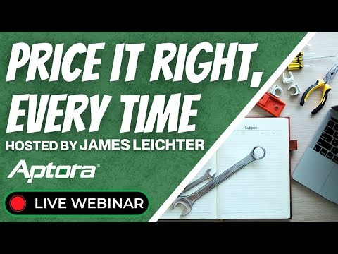 Aptora LIVE - Demystifying Flat Rate Pricing for Contractors (FULL WEBINAR)