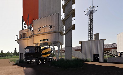 MERCEDES-BENZ AROCS CONCRETE MIXER V1.0 - FS19 mod - FS19.net