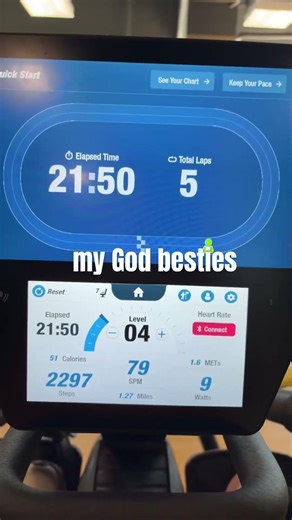 # hi There bestie come workout with me on the Nustep