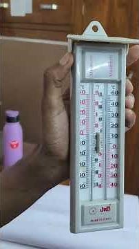 Sixs Maximum -Minimum Thermometer Reading Method