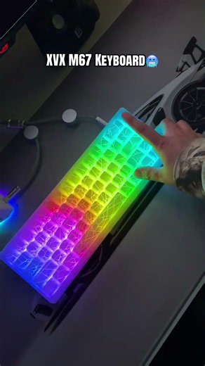 Is this the best looking RGB keyboard? #keyboard #rgbkeyboard #setup