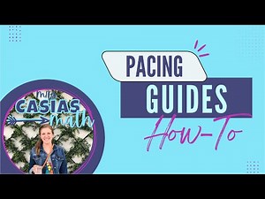 How to Use Pacing Guides for Teachers | Math Teacher Pacing Guide Example