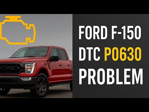 Ford F-150 Check Engine Light? DTC P0630 FIX Explained!