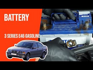 How to replace the car battery BMW 316i E46 🔋