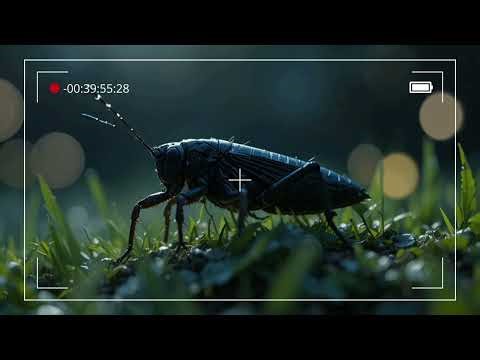 Crickets Chirping Sound Effect | Relaxing Night Background