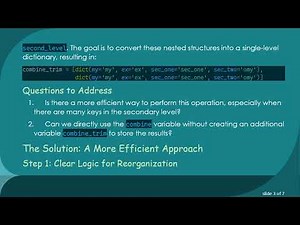 Efficiently Reorganizing Nested Dictionaries in Python