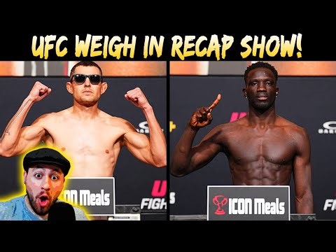 UFC Vegas 110 Garcia vs Onama Predictions & Betting Breakdown | Weigh In Recap Show
