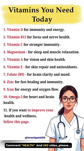 10 Vitamins Your Body Is Quietly Asking For Every Day