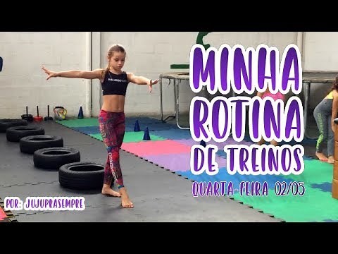 GINÁSTICA ARTÍSTICA | Minha Rotina de Treinos - QUARTA