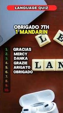 Thank You in 10 Different Languages! Can You Say Them All? 🙌 #language #quiz #mindbendingquiz #fact