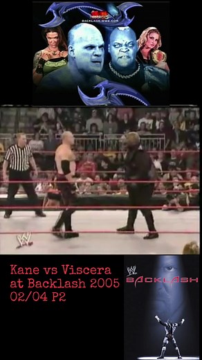 WWE Kane vs Viscera Backlash 2005 Match Highlights