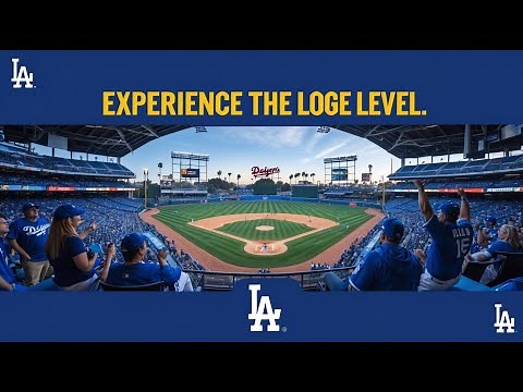 Loge Level at Dodger Stadium - 11 Reasons Why They Are Perfect Seats To Watch A Dodgers GAME!