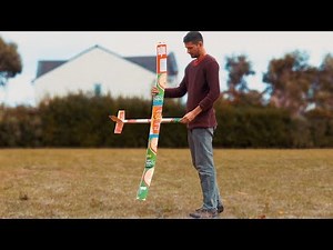 Huge cereal box cardboard glider | How to make it