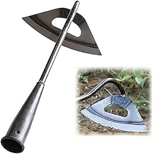 Garden Hoe - All-Steel Hardened Hollow Hoe for Long Handle, Garden Weeding Tools, Easy Weeding and Soil Loosening, Hoe Garden Tool, Durable and effectable Hand Tools, Multi, 11.81x6.30(30x16cm)