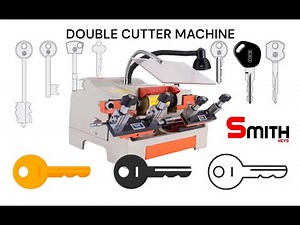 SMITH KEYS : DOUBLE CUTTER MACHINE DEFU 100E1, A SINGLE MACHINE CAN CUT AUTOMOTIVE AND DOMESTIC KEYS