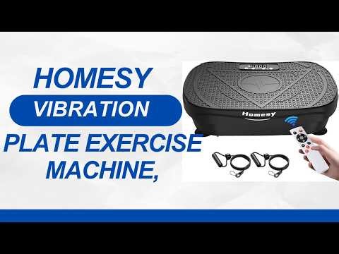 Homesy Vibration Plate Exercise Machine – Full Body Shake Platform