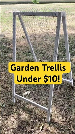 👉 DIY $10 Garden Trellis | Easy Furring Strip & Chicken Wire Hack
