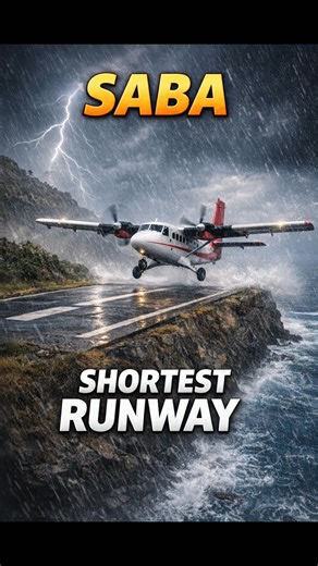 Saba Shortest Runway Storm Takeoff | Twin Otter Storm departure from Saba’s Juancho E. Yrausquin Airport, known for having the shortest commercial runway in the world (approx. 400 meters). Heavy rain, lightning, low visibility, and a full-power STOL takeoff with the Twin Otter DHC-6. This airport demands precision, performance calculations, and perfect timing. Would you attempt this departure in real weather conditions? Sigue abordando conmigo ✈️ #Saba #TwinOtter #ShortestRunway #STOL #Aviation 