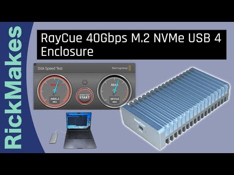 RayCue 40Gbps M.2 NVMe USB 4 Enclosure