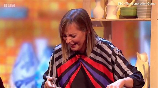 Contestant makes rude-looking spout on The Generation Game