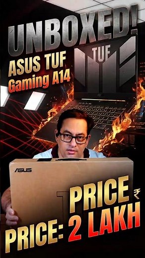 India's Most Powerful Compact Gaming Laptop? ASUS TUF A14 Unboxing & First Look