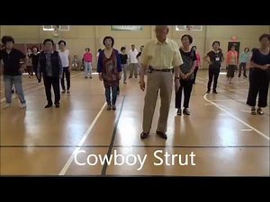 "Cowboy Strut" Line Dance