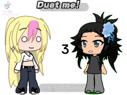 Collaboration with @bad.girl00.9 in Gacha Life