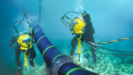 US Navy divers' extreme life below the sea