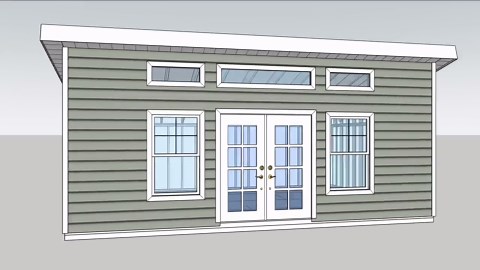 16x24 Office Shed Plans – She Shed - Man Cave Building Guide (PDF Download) - Etsy