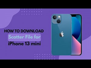 Download Scatter File for iPhone 13 mini Quickly & Free | FlashYet Guide