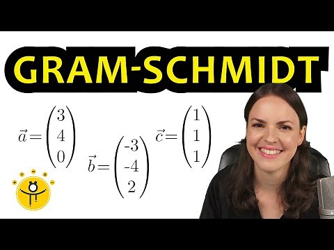 Gram Schmidt Verfahren Beispiel – Orthogonalisierungsverfahren mit 3 Vektoren