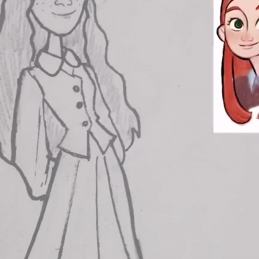 Diseño Final de Lily Evans con Saoirse Ronan como Referencia