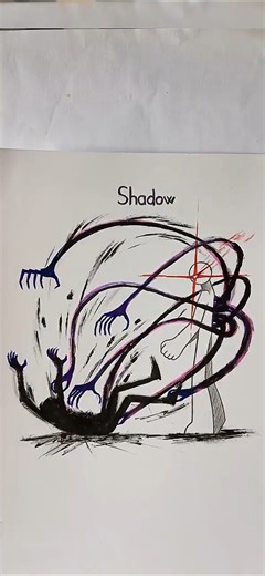 ✨️ How to draw Stickman with Shadow and Vampire) #drawing #stickman #tutorial #art #howtodraw