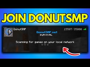 How To Join DonutSMP Biggest Minecraft Server