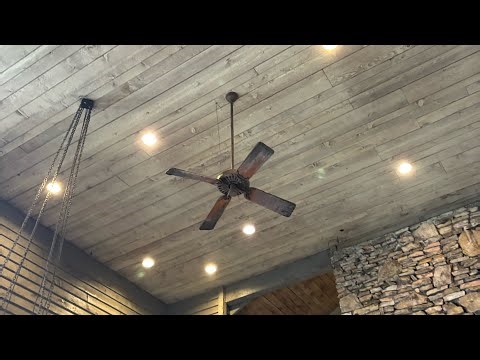Ceiling fans around Dollywood.