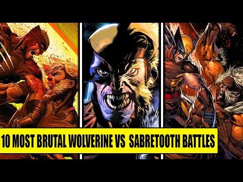 Most BRUTAL Wolverine VS Sabretooth